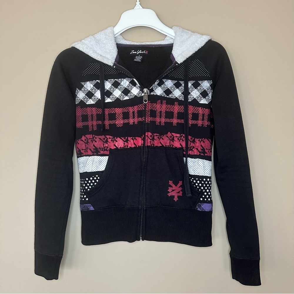 Vintage Y2K Zoo York Hoodie Jacket Women S Skate Pinkman 90s Streetwear Grunge